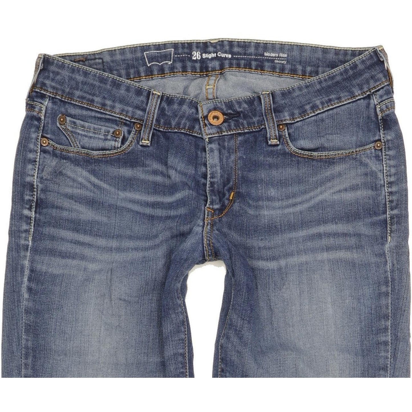 Levi's Slight Curve Women Blue Skinny Slim Stretch Jeans W26 L33