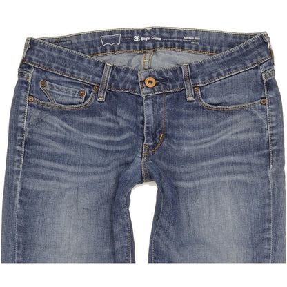 Levi's Slight Curve Women Blue Skinny Slim Stretch Jeans W26 L33