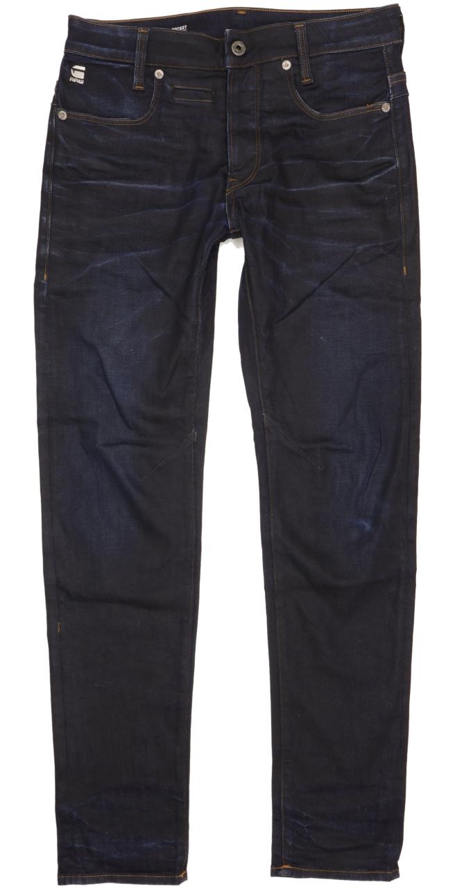 G-Star D-Staq Men Navy Skinny Slim Jeans W28 L32