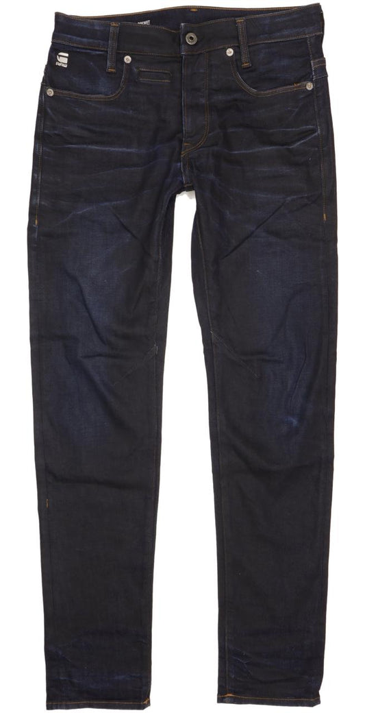 G-Star D-Staq Men Navy Skinny Slim Jeans W28 L32