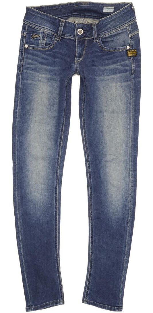 G-Star Lynn Women Blue Skinny Slim Stretch Jeans W27 L31