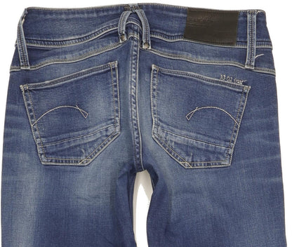 G-Star Lynn Women Blue Skinny Slim Stretch Jeans W27 L31
