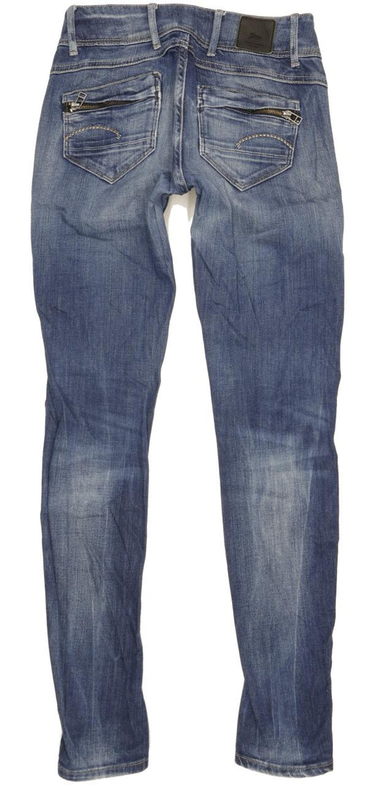 G-Star Midge Cody Women Blue Skinny Slim Stretch Jeans W25 L32
