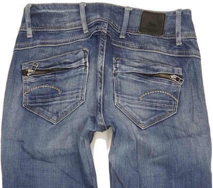 G-Star Midge Cody Women Blue Skinny Slim Stretch Jeans W25 L32