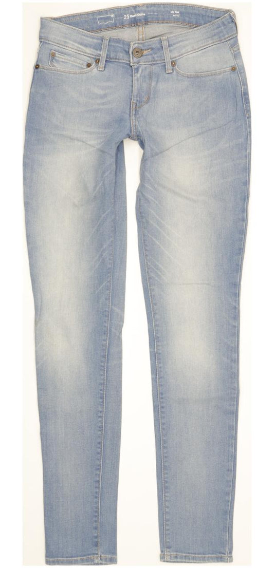 Levi's Demi Curve Women Blue Skinny Slim Stretch Jeans W25 L31