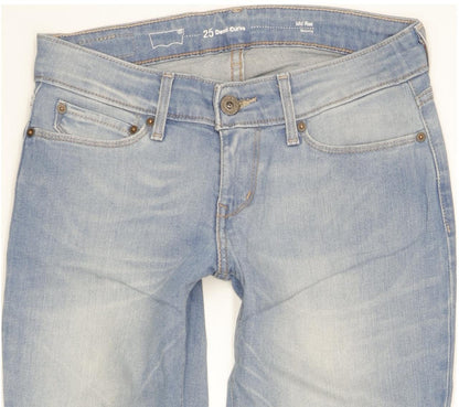Levi's Demi Curve Women Blue Skinny Slim Stretch Jeans W25 L31
