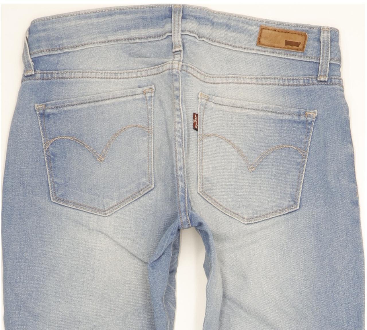 Levi's Demi Curve Women Blue Skinny Slim Stretch Jeans W25 L31