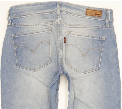 Levi's Demi Curve Women Blue Skinny Slim Stretch Jeans W25 L31
