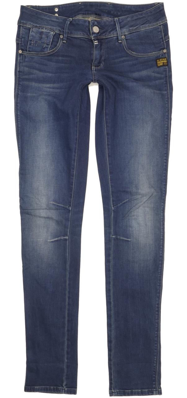 G-Star Fender Women Blue Skinny Slim Stretch Jeans W29 L36