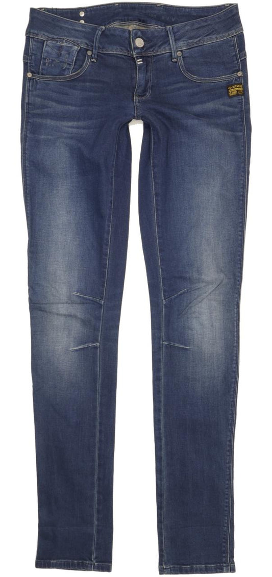 G-Star Fender Women Blue Skinny Slim Stretch Jeans W29 L36