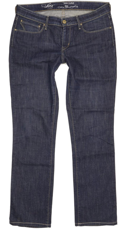 Diesel Demi Curve Women Blue Straight Slim Stretch Jeans W30 L31