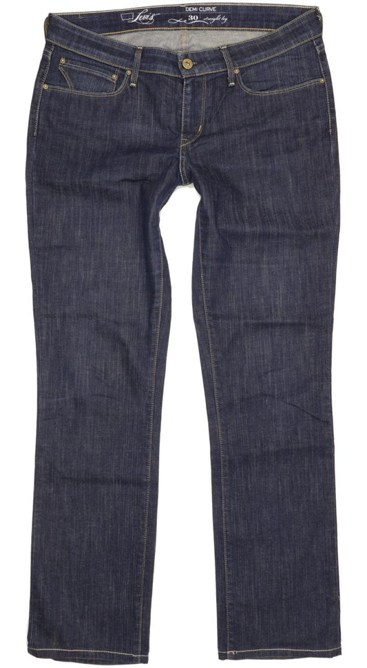 Diesel Demi Curve Women Blue Straight Slim Stretch Jeans W30 L31