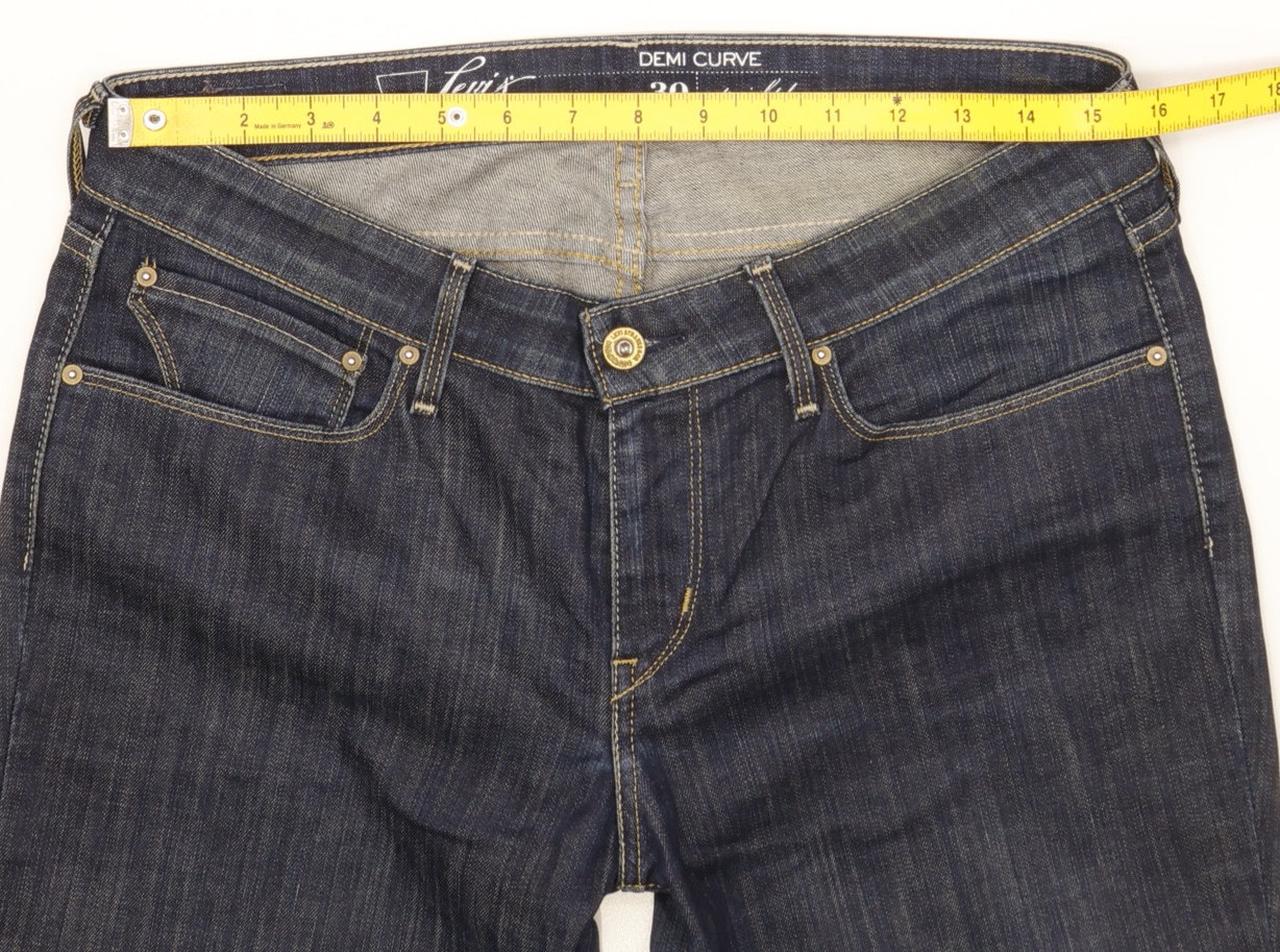 Diesel Demi Curve Women Blue Straight Slim Stretch Jeans W30 L31