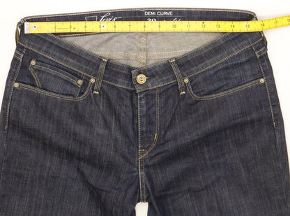 Diesel Demi Curve Women Blue Straight Slim Stretch Jeans W30 L31