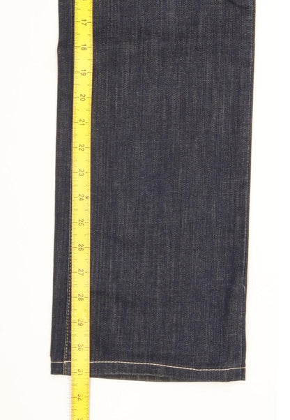 Diesel Demi Curve Women Blue Straight Slim Stretch Jeans W30 L31
