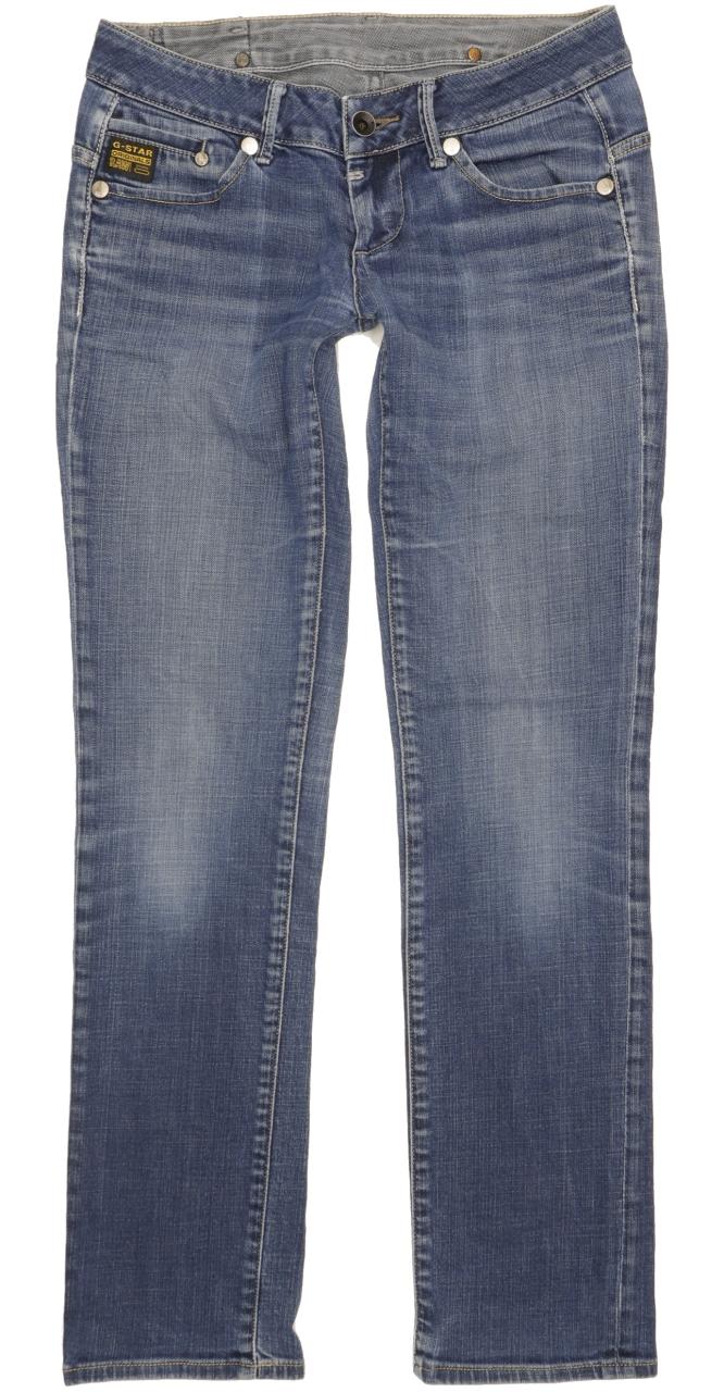 G-Star Midge Women Blue Straight Slim Stretch Jeans W29 L31