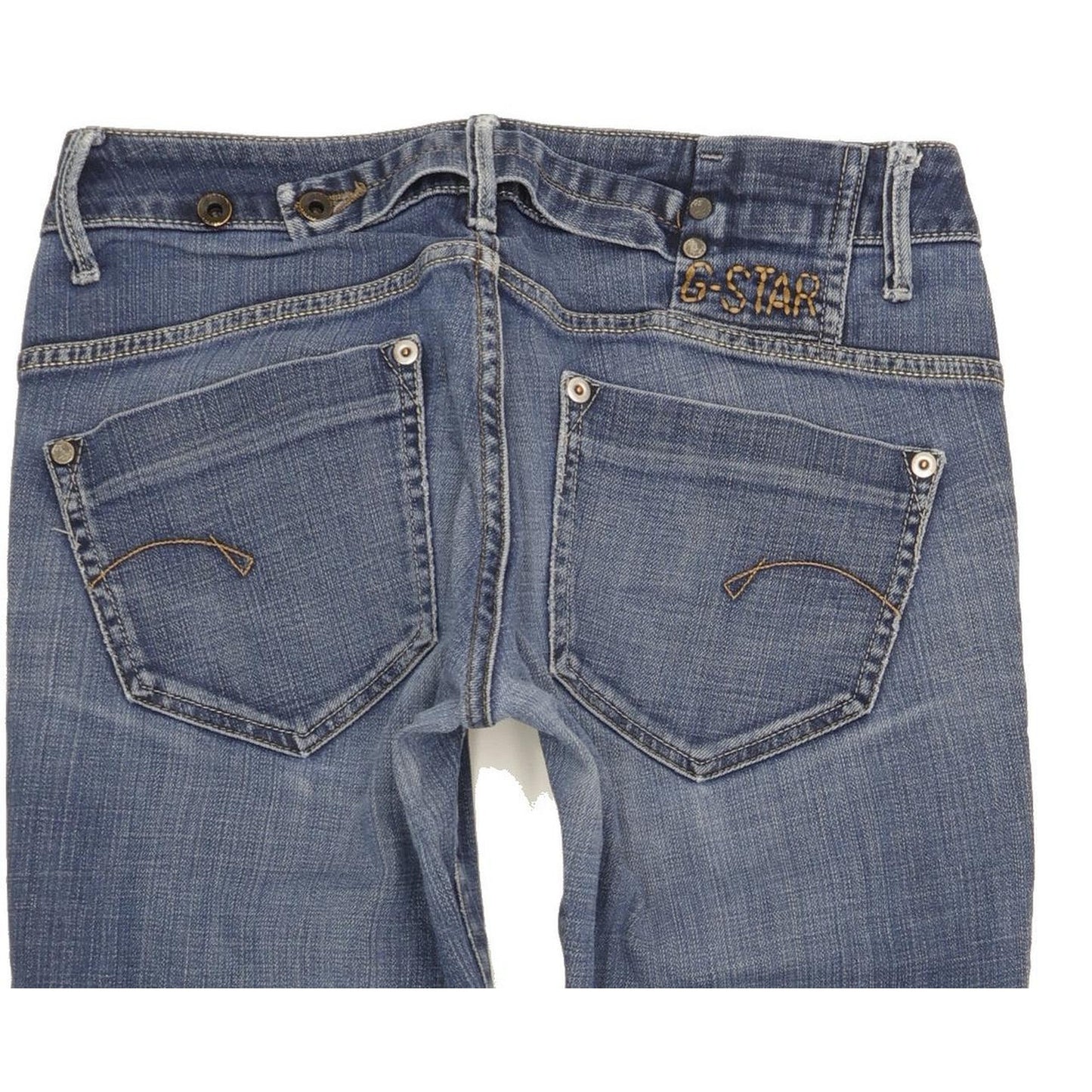 G-Star Midge Women Blue Straight Slim Stretch Jeans W29 L31