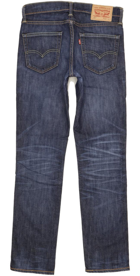 Levi's 511 Men Blue Straight Slim Stretch Jeans W30 L32