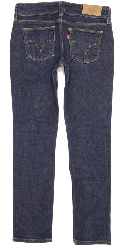 Levi's 571 Women Blue Straight Slim Stretch Jeans W30 L30