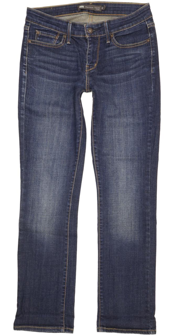 Levi's Slight Curve Women Blue Straight Classic Stretch Jeans W27 L30