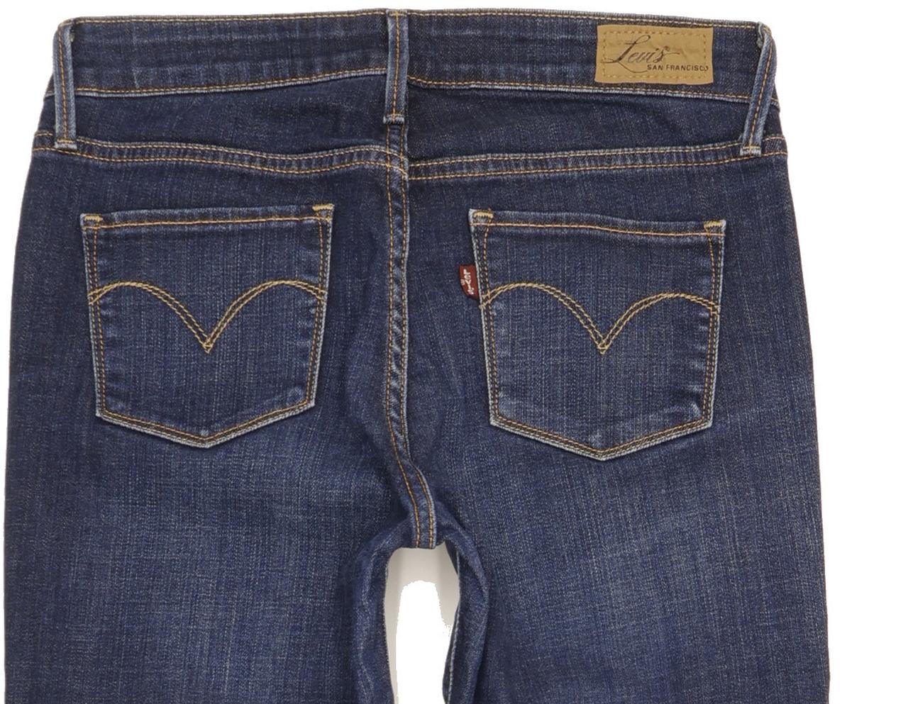 Levi's Slight Curve Women Blue Straight Classic Stretch Jeans W27 L30