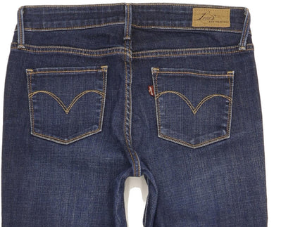 Levi's Slight Curve Women Blue Straight Classic Stretch Jeans W27 L30