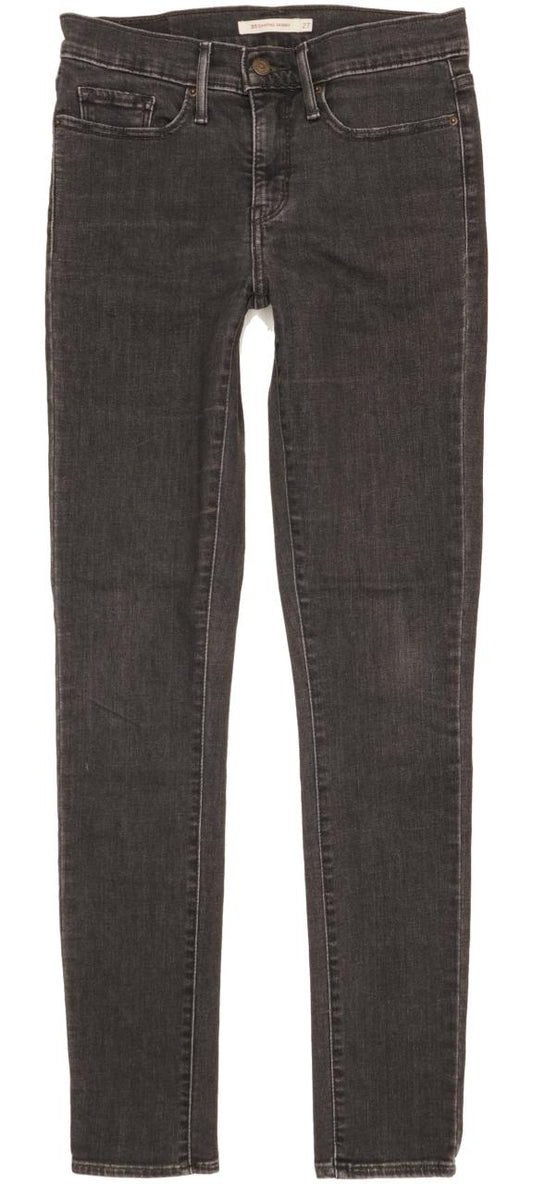 Levi's 311 Shaping Women Charcoal Skinny Slim Stretch Jeans W27 L32