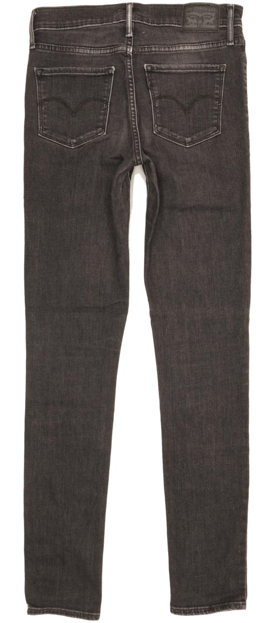 Levi's 311 Shaping Women Charcoal Skinny Slim Stretch Jeans W27 L32