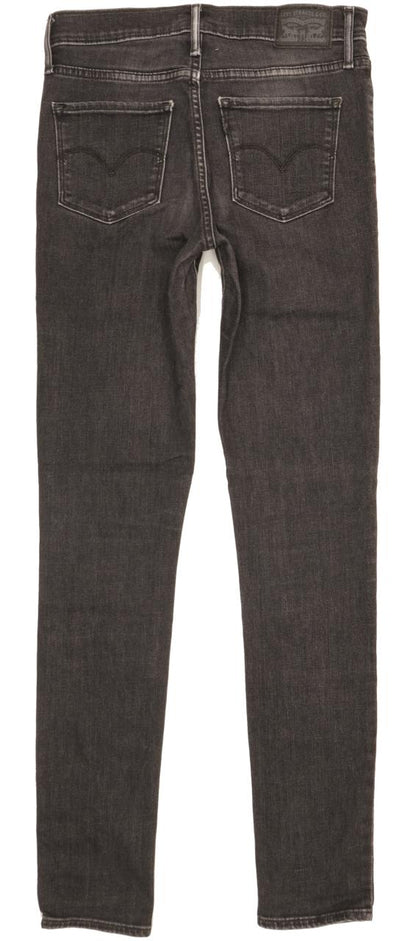 Levi's 311 Shaping Women Charcoal Skinny Slim Stretch Jeans W27 L32