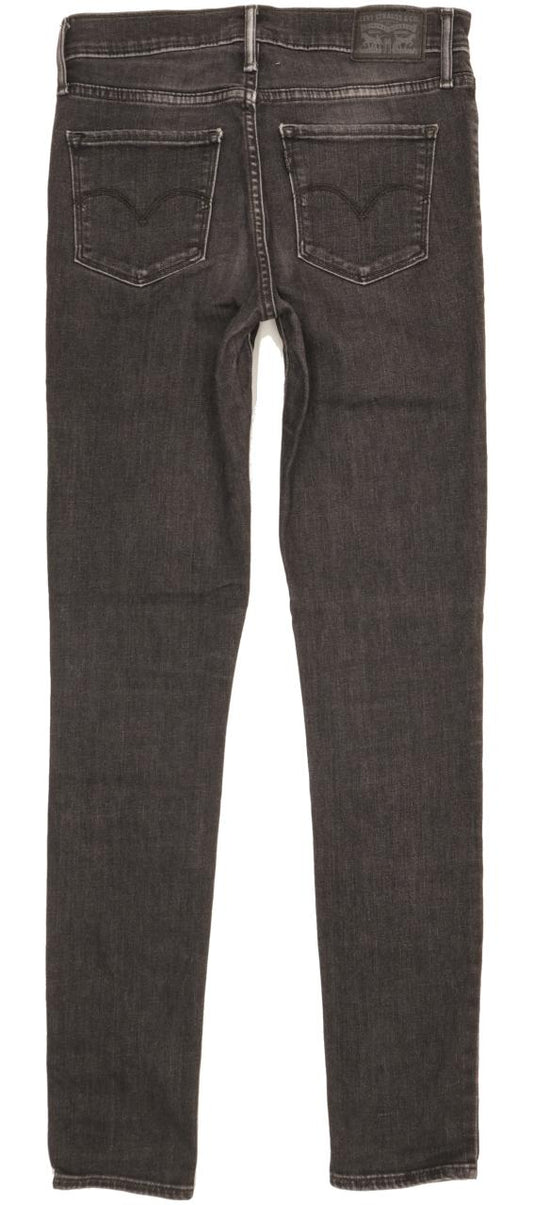 Levi's 311 Shaping Women Charcoal Skinny Slim Stretch Jeans W27 L32