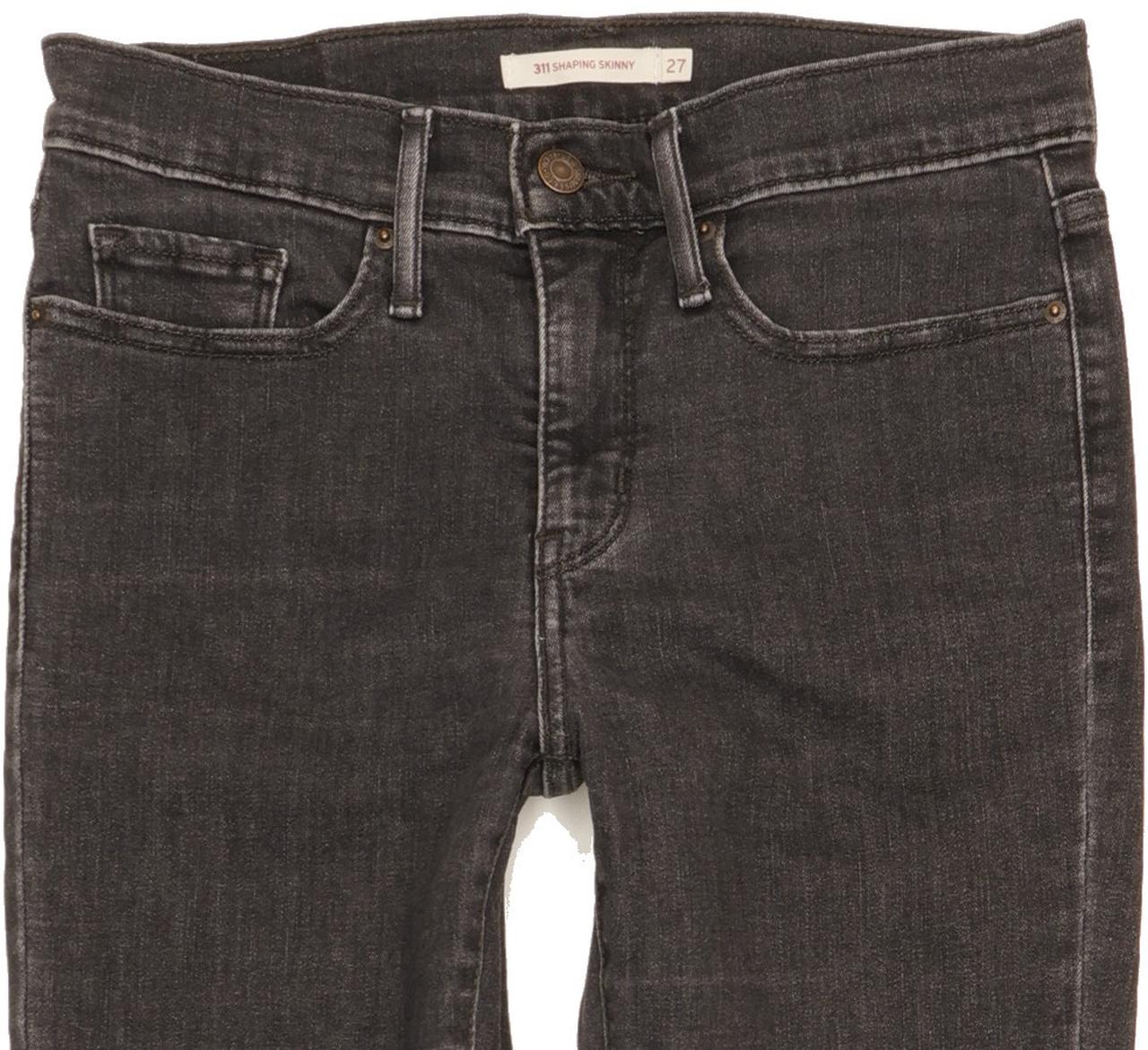Levi's 311 Shaping Women Charcoal Skinny Slim Stretch Jeans W27 L32