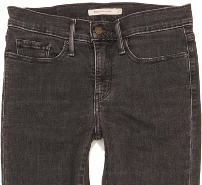 Levi's 311 Shaping Women Charcoal Skinny Slim Stretch Jeans W27 L32