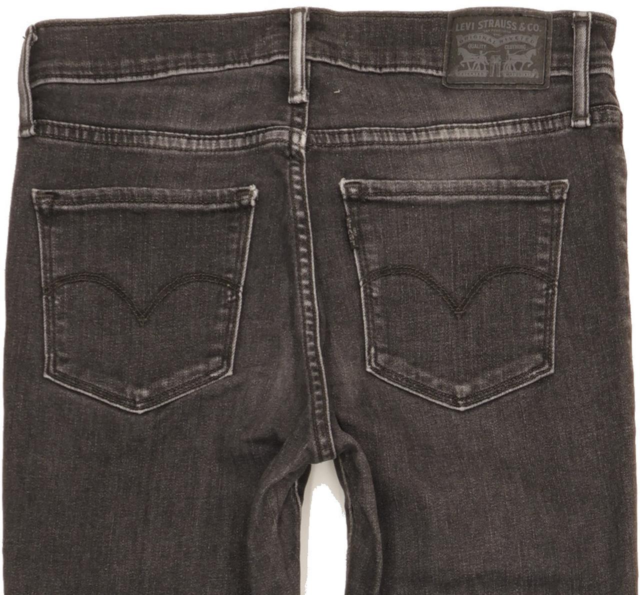 Levi's 311 Shaping Women Charcoal Skinny Slim Stretch Jeans W27 L32