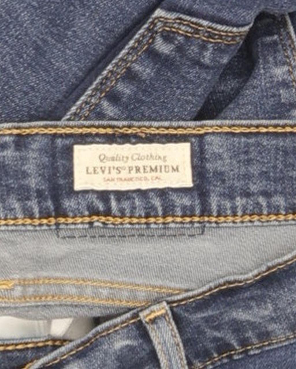 Levi's 724 Women Blue Straight Slim Stretch Jeans W27 L30
