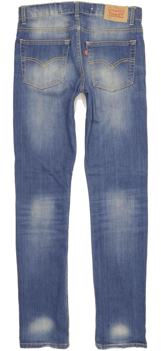 Levi's 510 Kids Blue Skinny Slim Stretch Jeans W28 L32