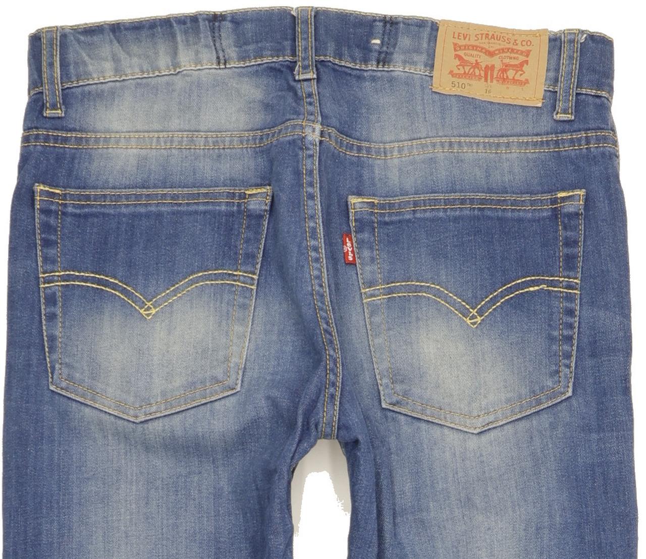 Levi's 510 Kids Blue Skinny Slim Stretch Jeans W28 L32
