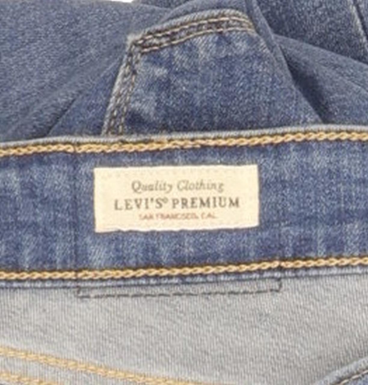 Levi's 711 Women Blue Skinny Slim Stretch Jeans W27 L30