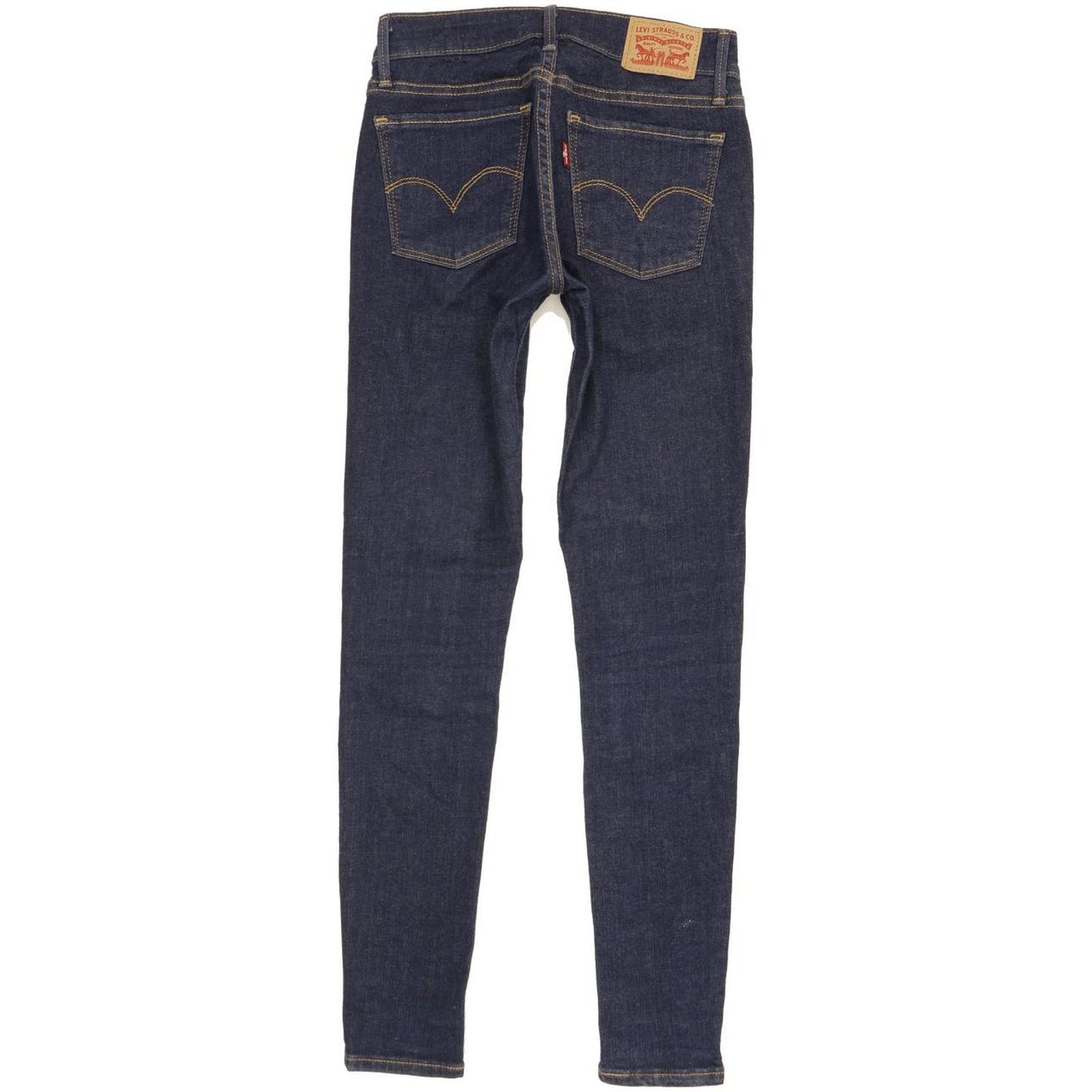 Levi's 710 Super Women Blue Skinny Slim Stretch Jeans W24 L28