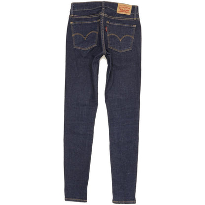 Levi's 710 Super Women Blue Skinny Slim Stretch Jeans W24 L28