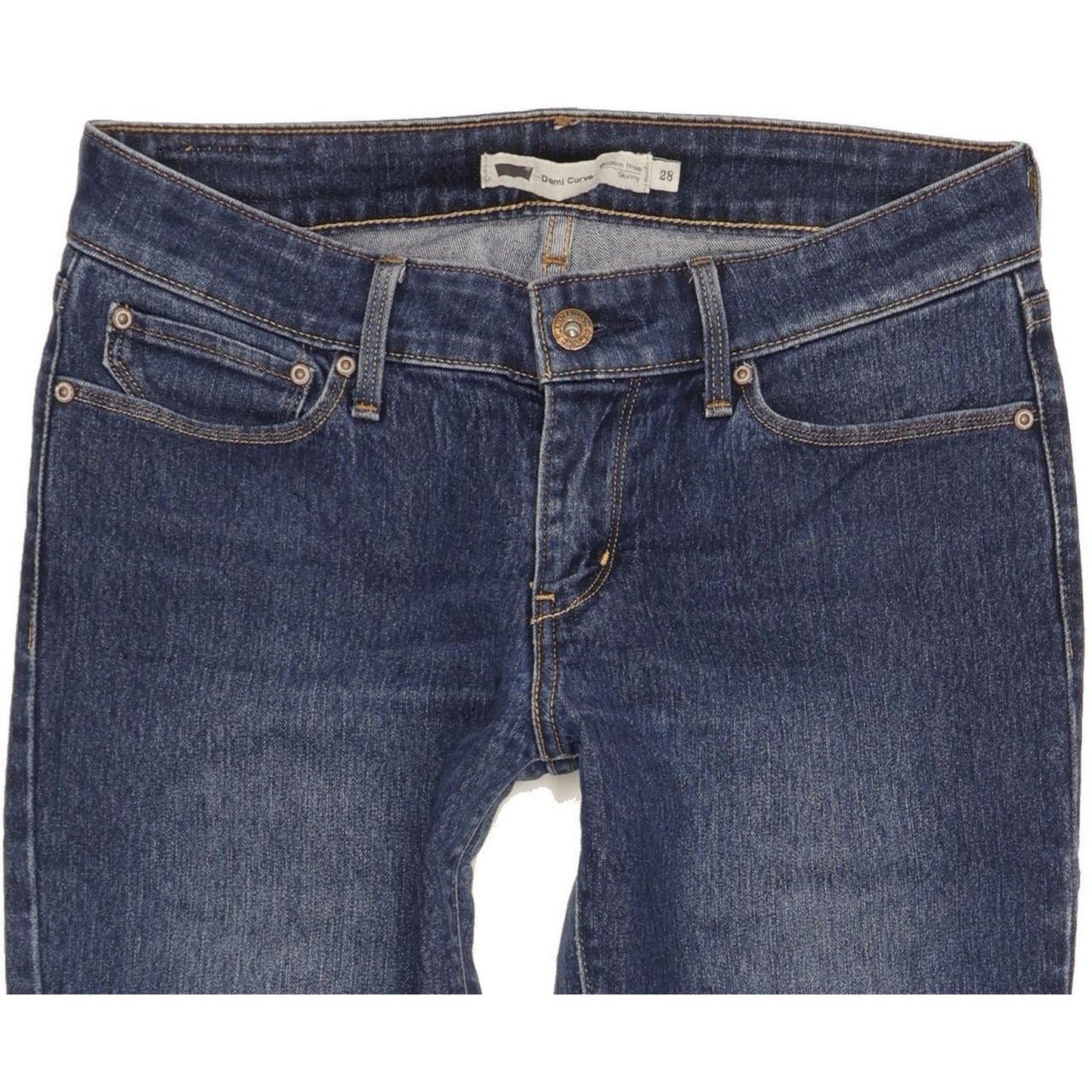 Levi's Demi Curve Women Blue Skinny Slim Stretch Jeans W28 L29