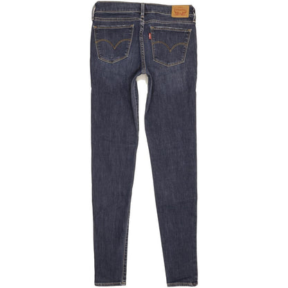 Levi's 710 Super Women Blue Skinny Slim Stretch Jeans W27 L32