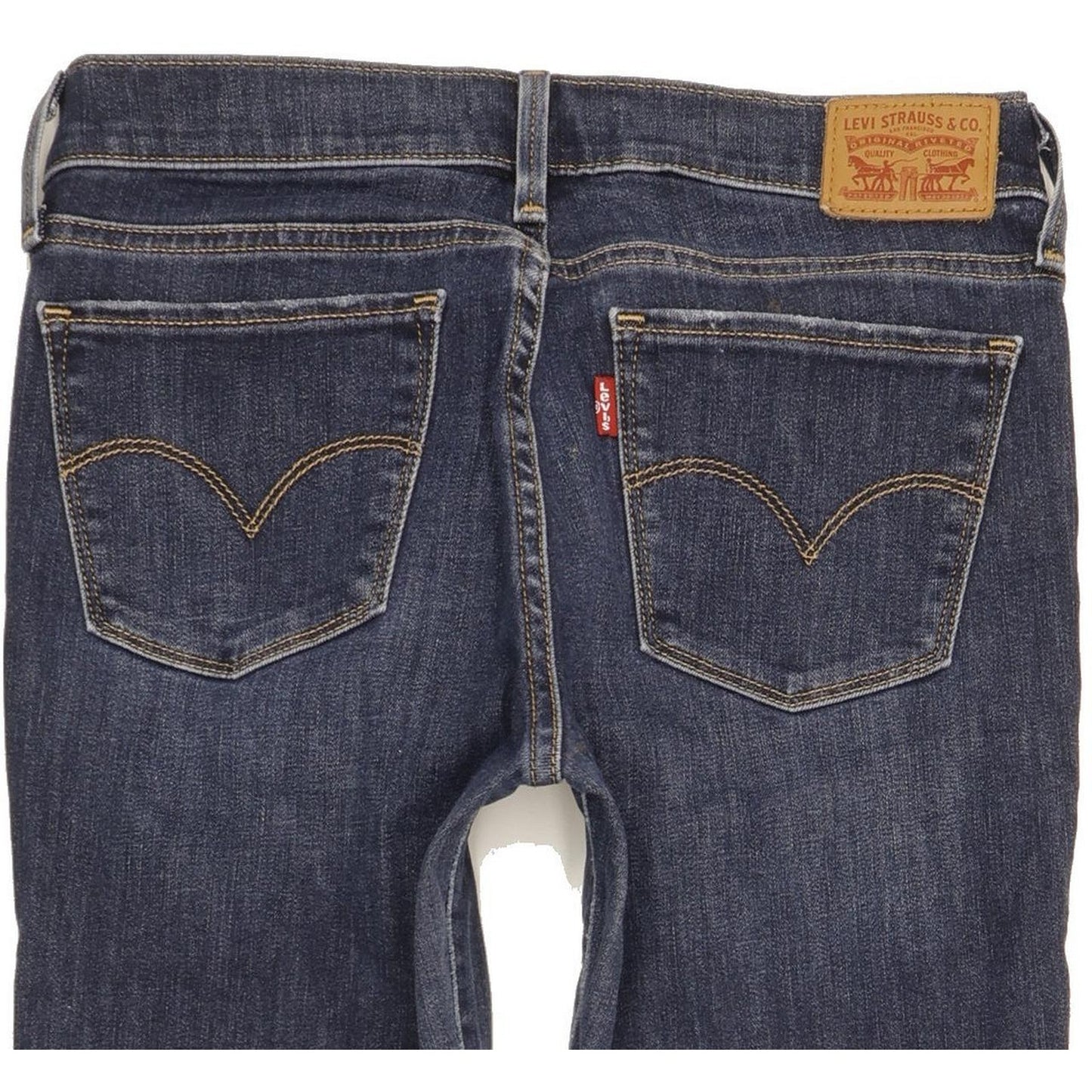 Levi's 710 Super Women Blue Skinny Slim Stretch Jeans W27 L32