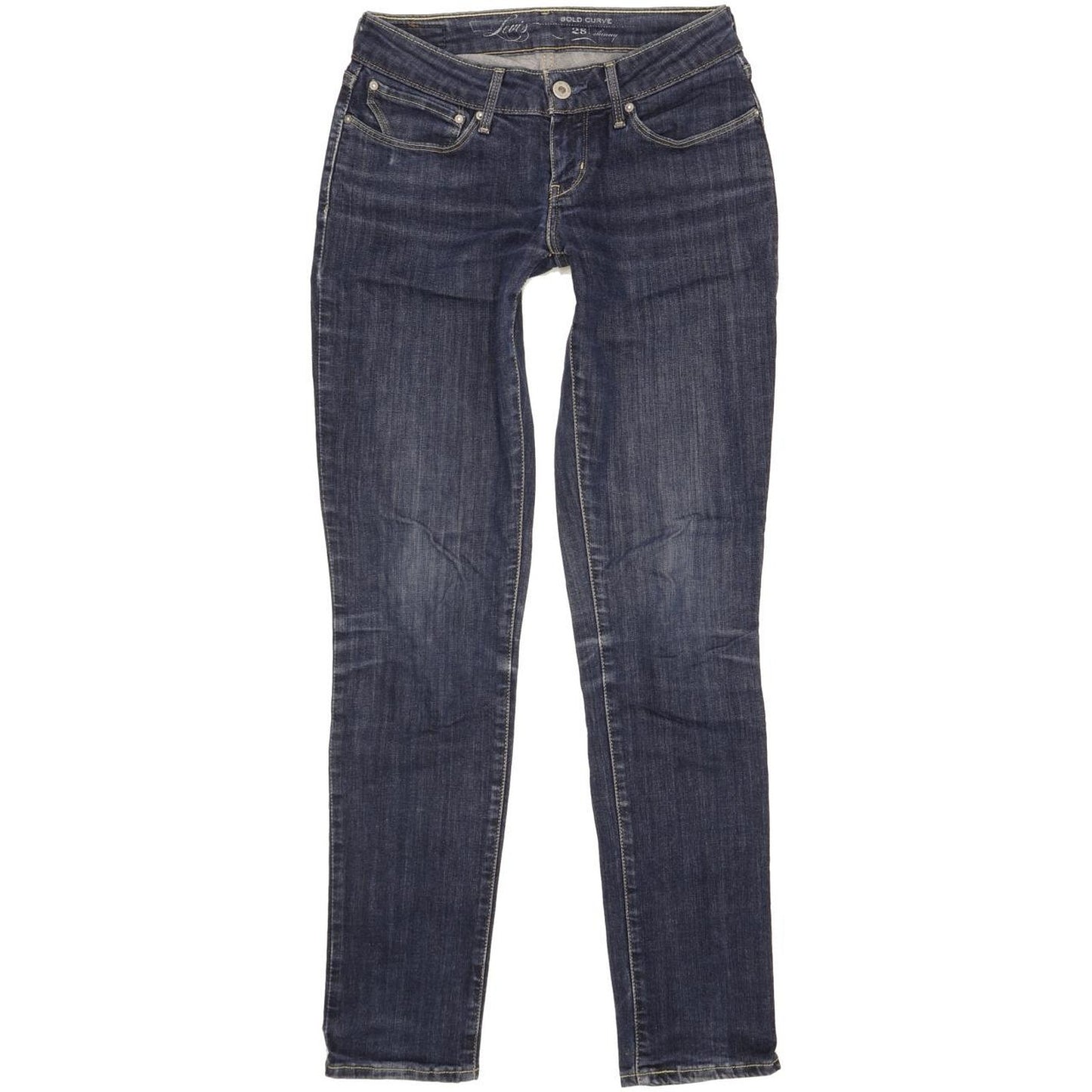 Levi's Bold Curve Women Blue Skinny Slim Stretch Jeans W28 L31