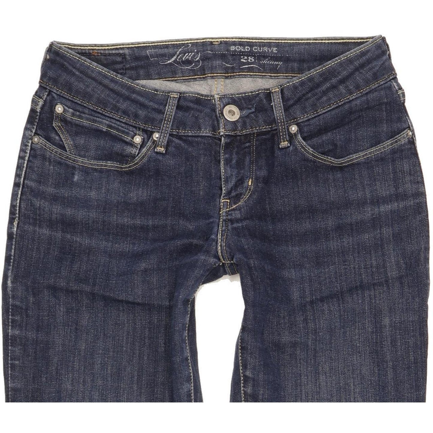 Levi's Bold Curve Women Blue Skinny Slim Stretch Jeans W28 L31