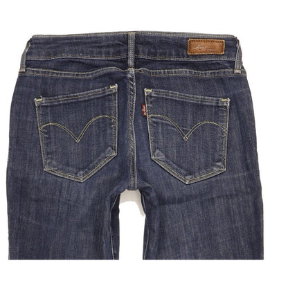 Levi's Bold Curve Women Blue Skinny Slim Stretch Jeans W28 L31