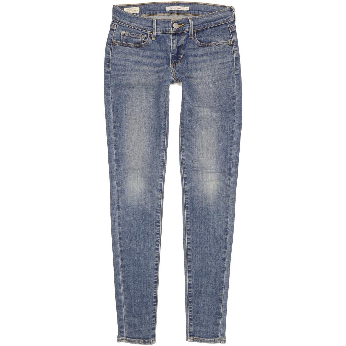 Levi's 710 Super Women Blue Skinny Slim Stretch Jeans W27 L32
