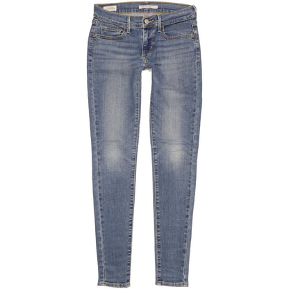 Levi's 710 Super Women Blue Skinny Slim Stretch Jeans W27 L32