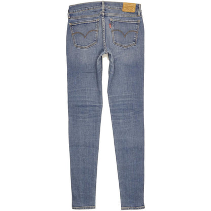 Levi's 710 Super Women Blue Skinny Slim Stretch Jeans W27 L32