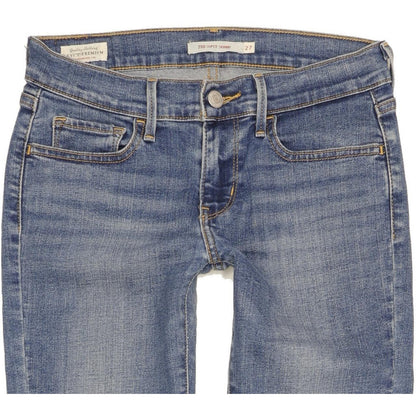 Levi's 710 Super Women Blue Skinny Slim Stretch Jeans W27 L32