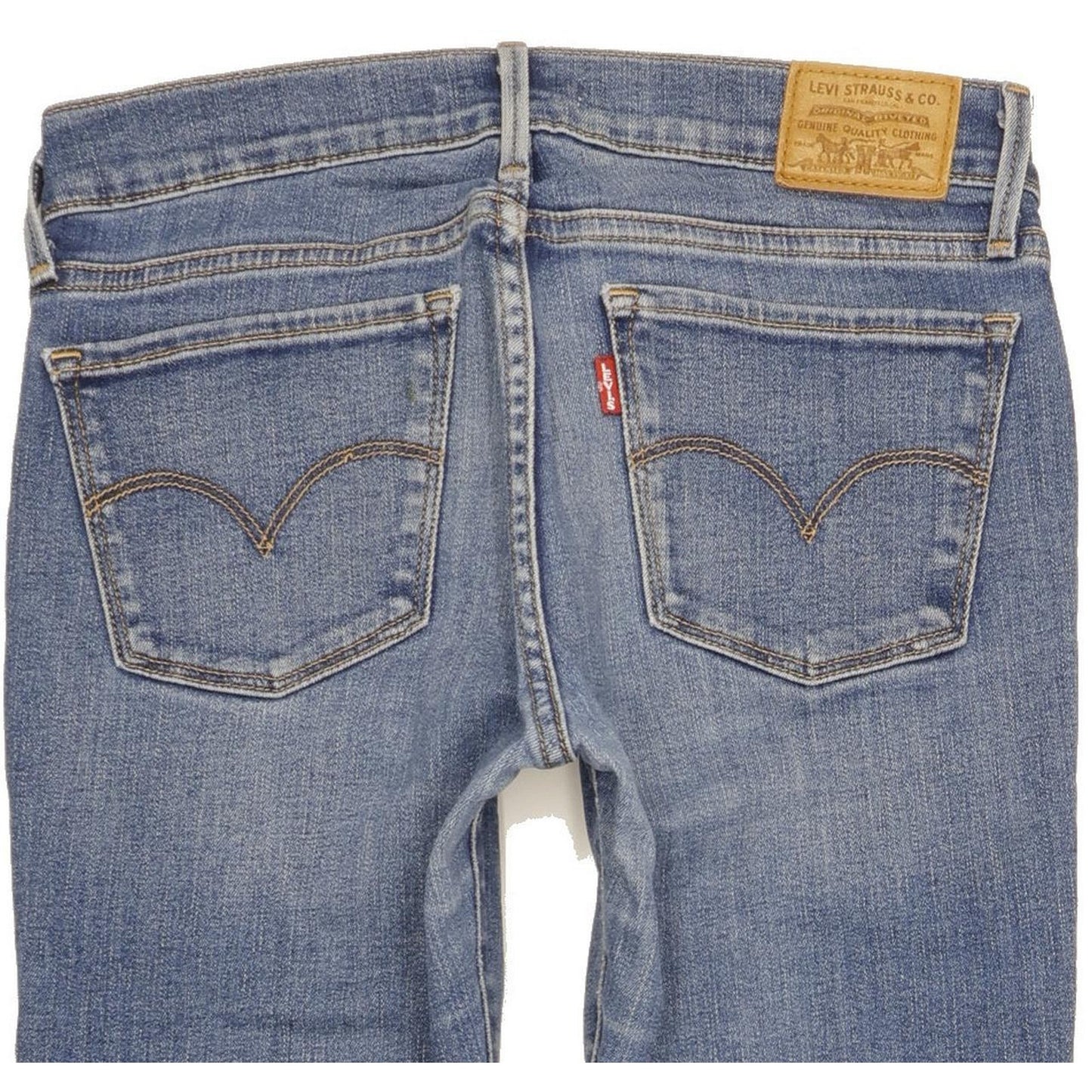 Levi's 710 Super Women Blue Skinny Slim Stretch Jeans W27 L32